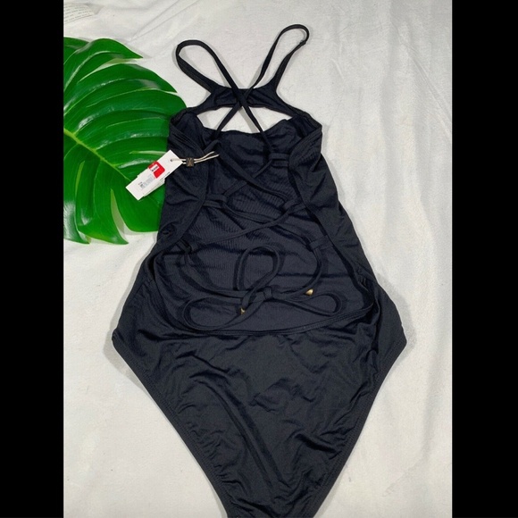 NEW $174 Vitamin‎ A Alexa High Neck Maillot One-Piece Swimsuit [SZ XS/4 ] #2133 - Picture 6 of 8